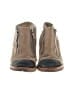 Chanel Color Block Gray Tan Suede Interlocking CC ankle boots Size EU 39 - photo 2