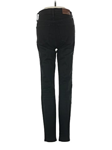 Madewell 9" Mid-Rise Skinny Jeans in ISKO Stay Black&trade; (view 2)
