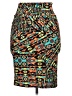 Lularoe Print Multi Color Teal Casual Skirt Size L - photo 2