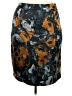 Jaclyn Smith 100% Polyester Print Teal Casual Skirt Size 18 - photo 1