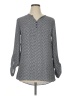 The Limited 100% Polyester Gray Long Sleeve Blouse Size 16 - photo 1
