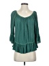 Democracy 100% Rayon Green 3/4 Sleeve Blouse Size S - photo 1