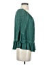 Democracy 100% Rayon Green 3/4 Sleeve Blouse Size S - photo 4