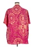 Unbranded 100% Polyester Pink Short Sleeve Blouse Size 4XL - photo 2