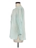 Tommy Bahama 100% Cotton Teal 3/4 Sleeve Blouse Size M - photo 5
