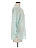 Tommy Bahama 100% Cotton Teal 3/4 Sleeve Blouse Size M - photo 4