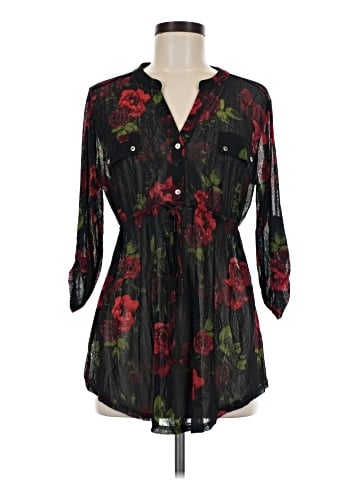 Siren Lily 3/4 Sleeve Blouse (view 1)