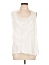 Calvin Klein 100% Polyester Ivory Sleeveless Blouse Size L - photo 1
