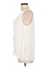 Calvin Klein 100% Polyester Ivory Sleeveless Blouse Size L - photo 5