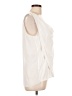 Calvin Klein 100% Polyester Ivory Sleeveless Blouse Size L - photo 4