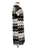 Jonathan Martin Chevron-herringbone Gray Casual Dress Size 12 - photo 4