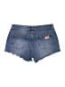Angel Kiss Graphic Blue Denim Shorts Size 9 - photo 2