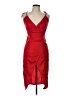 Unbranded 100% Polyester Red Cocktail Dress Size 10 - photo 1