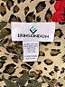 Erin London 100% Silk Animal Print Brown Blouse Size XL - photo 7