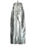 Zara Metallic Silver Jeans Size 0 - photo 1
