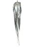 Zara Metallic Silver Jeans Size 0 - photo 5