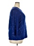 JM Collection Stars Blue 3/4 Sleeve Top Size 2X - photo 4