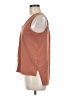 Stylus Brown Sleeveless Blouse Size M - photo 5