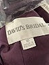 David's Bridal 100% Polyester Solid Purple Cocktail Dress Size 10 - photo 4