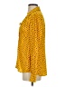 Jaclyn Smith 100% Polyester Polka Dots Yellow Long Sleeve Blouse Size S - photo 5