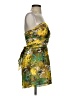 Twenty One 100% Polyester Tropical Yellow Cocktail Dress Size S - photo 4
