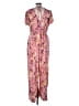 B.O.G Collective 100% Polyester Paisley Pink Jumpsuit Size XL - photo 2