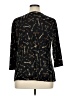 JM Collection Black 3/4 Sleeve Top Size XL - photo 2