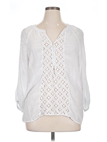 Counterparts 3/4 Sleeve Blouse (view 1)