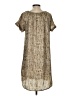 MICHAEL Michael Kors 100% Polyester Tweed Tan Casual Dress Size S - photo 2