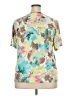 JM Collection Green Short Sleeve Blouse Size 2X - photo 2