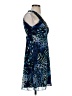 Boston Proper Animal Print Blue Cocktail Dress Size XS - photo 4