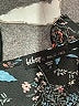 Bebop Print Black Cocktail Dress Size M - photo 7