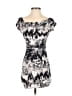 Capella Apparel Graphic Gray Cocktail Dress Size S - photo 1