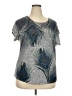 Lavish Gray Short Sleeve Top Size XXL - photo 1