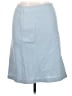 Ann Taylor 100% Wool Solid Blue Wool Skirt Size 14 - photo 1