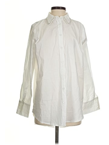 Jason Wu 3/4 Sleeve Button-Down Shirt (view 1)