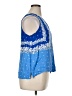 Ann Taylor LOFT Blue Sleeveless Blouse Size XL - photo 4