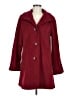 Ellen Tracy Burgundy Wool Coat Size 6 - photo 1