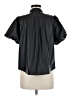 Industry 100% Polyurethane Black Short Sleeve Blouse Size M - photo 2
