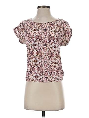 Pink Republic Short Sleeve Blouse (view 1)