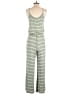 Rae Mode Stripes Green Jumpsuit Size M (estimated) - photo 2