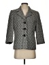 Evan Picone 100% Polyester Print Gray Blazer Size 4 - photo 1
