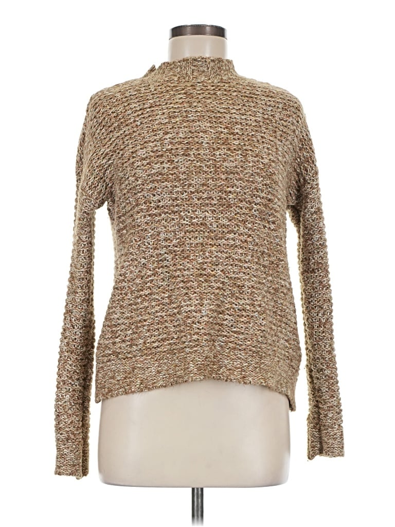 Pre-owned St. John's Bay Turtleneck Sweater In Tan