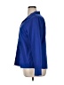 Chico's 100% Cotton Blue 3/4 Sleeve Button-Down Shirt Size XL (3) - photo 5