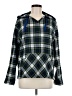 L.L.Bean 100% Cotton Plaid Green Pullover Sweater Size M - photo 1