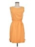 Athleta Solid Orange Casual Dress Size 6 - photo 1