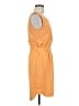 Athleta Solid Orange Casual Dress Size 6 - photo 4