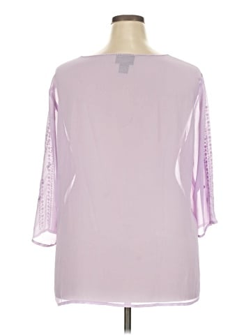 Notations 3/4 Sleeve Blouse (view 2)
