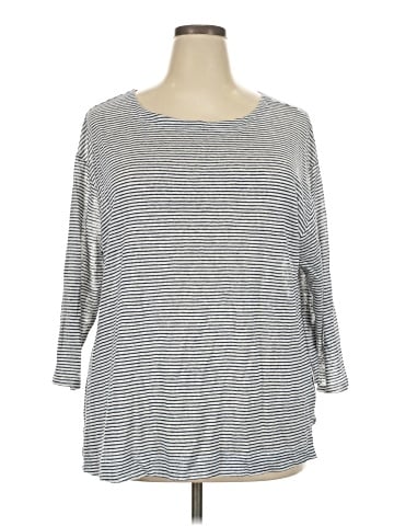 Adrienne Vittadini 3/4 Sleeve Top (view 1)