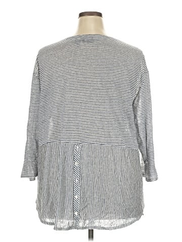 Adrienne Vittadini 3/4 Sleeve Top (view 2)